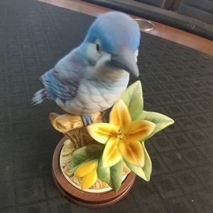 Andrea by Sadek, Mountain Blue Bird Sculpture